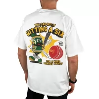 GET IT HITTING A SIX FRONT AND BACK VINTAGE TEE