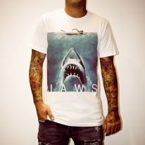 JAWS WHITE TEE