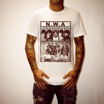 N.W.A WHITE TEE