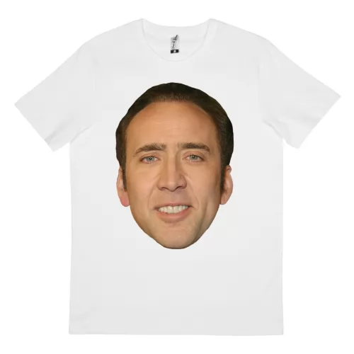 CAGE FACE WHITE TEE