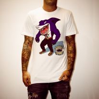 STREET SHARK WHITE TEE