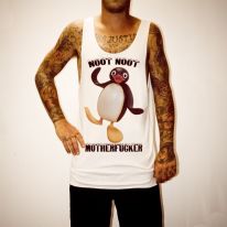 NOOT NOOT WHITE SINGLET