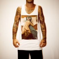 GUMBY 69 WHITE SINGLET