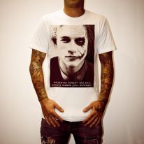 JOKER 2 FACE WHITE TEE