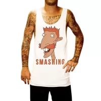 SMASHING NIGEL WHITE SINGLET