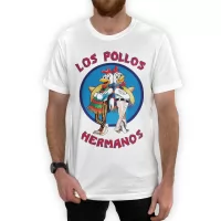 LOS POLLOS WHITE TEE