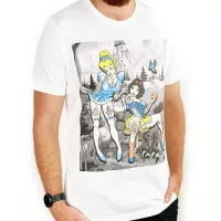 SNOW WHITE & CINDERELLA WHITE TEE