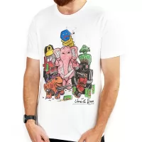 THUG JOHNSON WHITE TEE