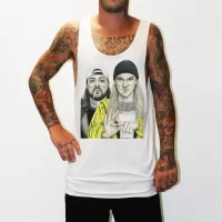 JAY AND SILENT BOB WHITE SINGLET