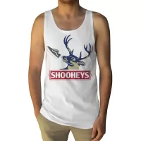 SHOOHEYS WHITE SINGLET