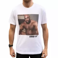 COVID 19 INCHES WHITE TEE