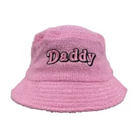 DADDY PINK TERRY TOWEL BUCKET HAT