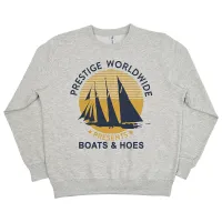 BOATS N HOES WHITE MARLE CREW