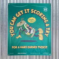 GET IT SCORING A TRY WALL HANGING