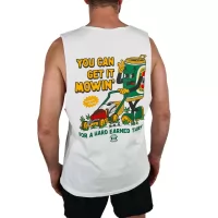 GET IT MOWIN FRONT AND BACK TANK