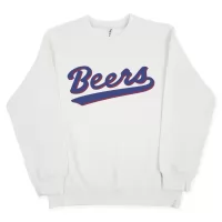 BEERS BASEKETBALL WHITE CREW