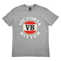 GREY RETRO VB EMBLEM TEE