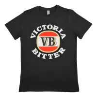 BLACK RETRO VB EMBLEM TEE