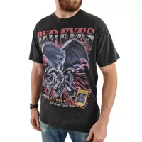 VINTAGE RED EYES BLACK DRAGON T-SHIRT