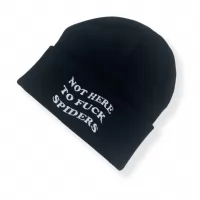 SPIDERS BLACK BEANIE