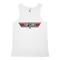 TOP CUNT WHITE SINGLET