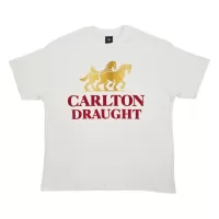 OFF WHITE CARLTON DRAUGHT VINTAGE T-SHIRT