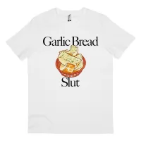 GARLIC BREAD WHITE TEE