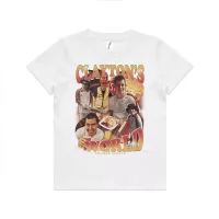 VINTAGE CLAYTON'S WORLD KIDS WHITE TEE