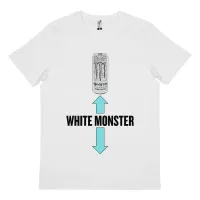 WHITE MONSTER WHITE TEE