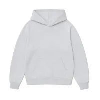WHITE MARLE PREMIUM BLANK UNISEX HOODIE