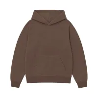 DARK BROWN PREMIUM BLANK UNISEX HOODIE