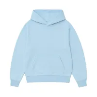 LIGHT BLUE PREMIUM BLANK UNISEX HOODIE