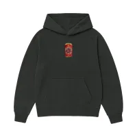 GRAPHITE MELBOURNE BITTER CAN EMBROIDERED HOODIE