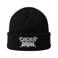 METAL CHICKEN BURGAH BLACK BEANIE