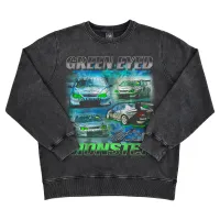 VINTAGE GREEN EYED MONSTER CREW