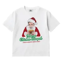 SANTA CLAYTON WHITE TEE