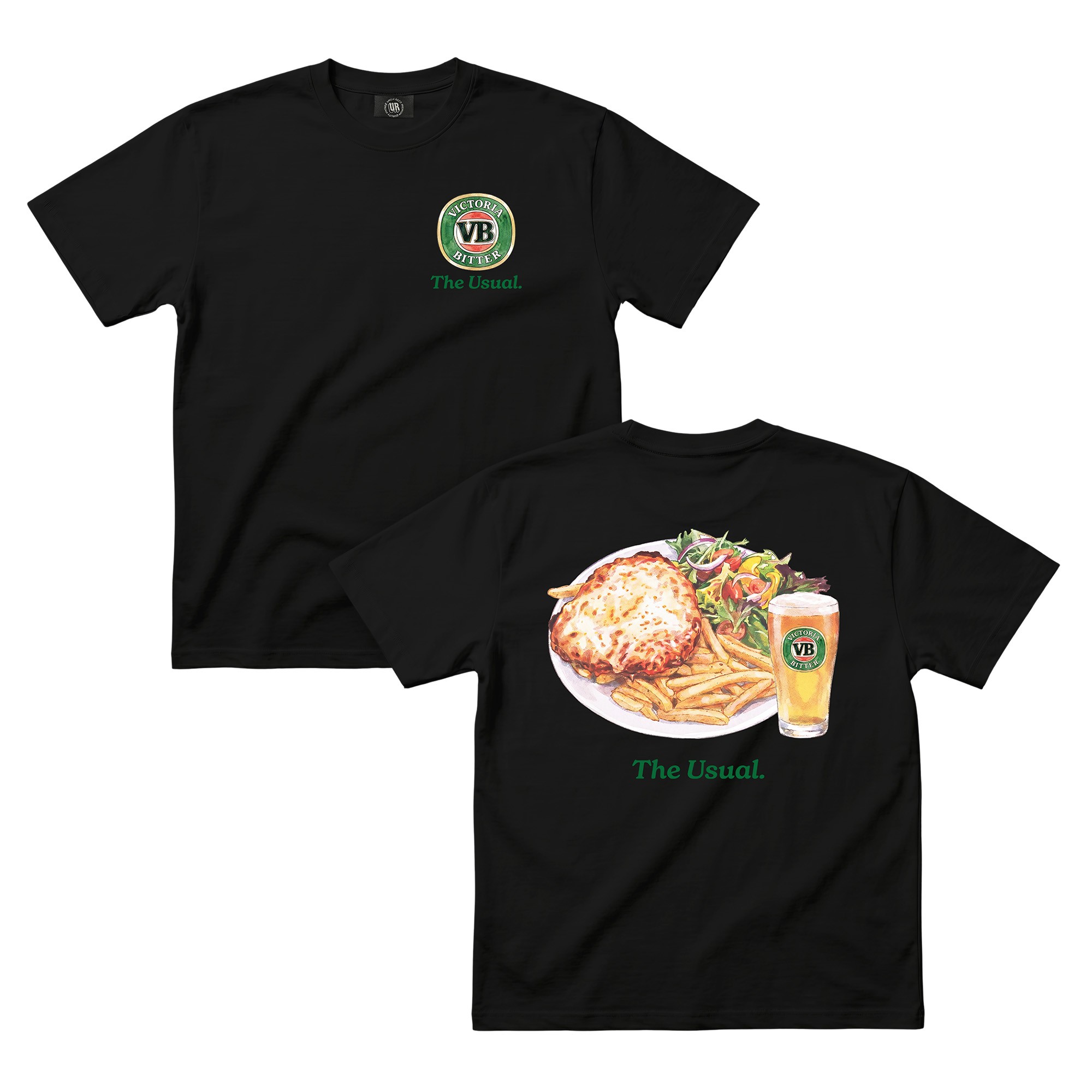 THE USUAL POT AND PARMA FRONT & BACK BLACK TEE, The Usual Pot And Parma Front & Back Black T-Shirt THE USUAL POT AND PARMA FRONT & BACK BLACK TEE, The Usual Pot And Parma Front & Back Black T-Shirt