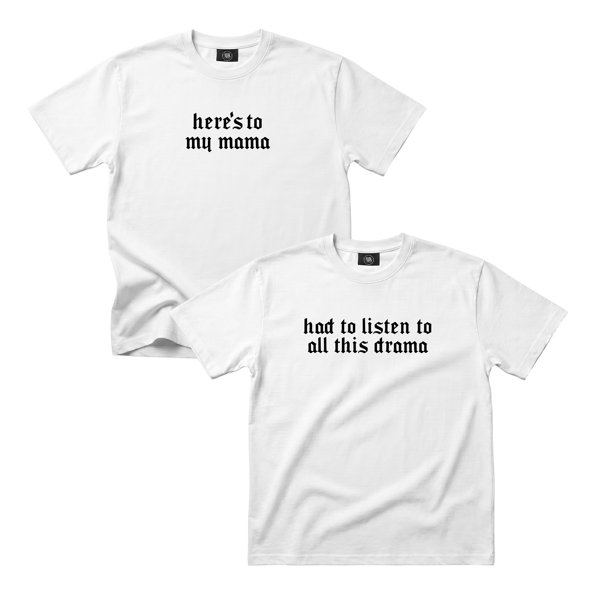 MAMA DRAMA WHITE TEE COMBO MAMA DRAMA WHITE TEE COMBO