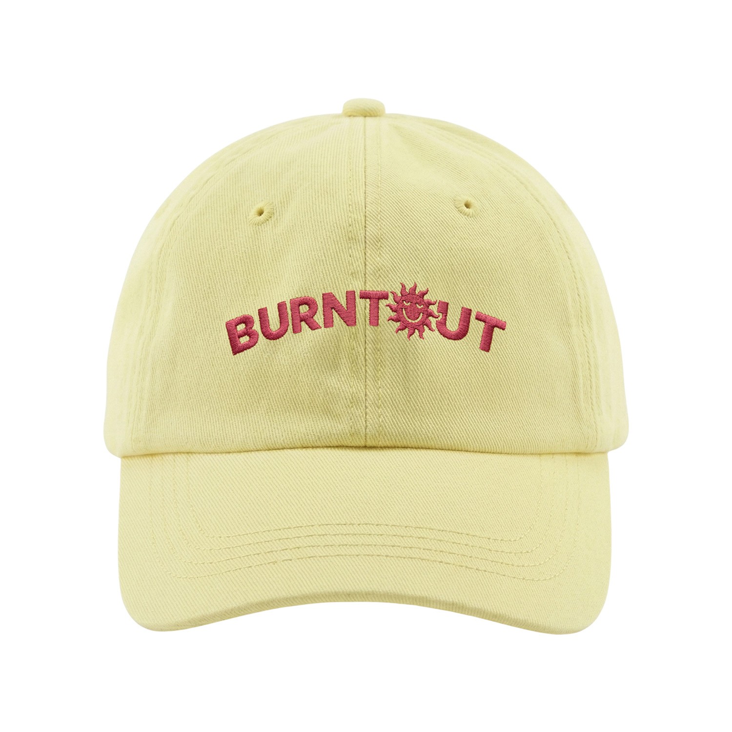 BURNT OUT PASTEL LEMON DAD HAT