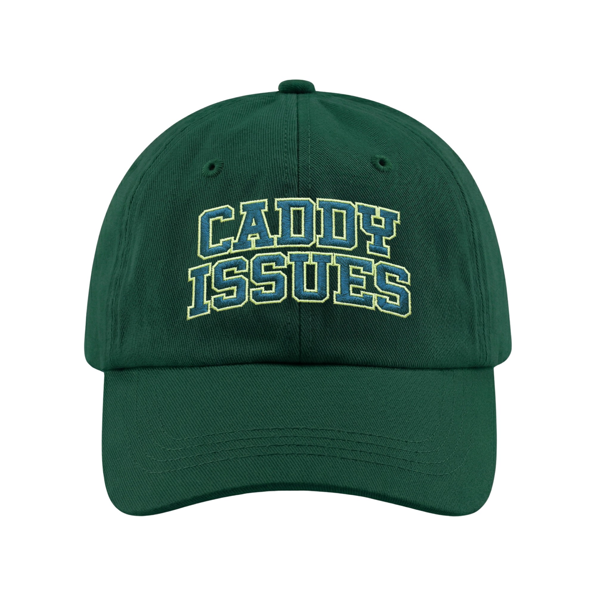 CADDY ISSUES GREEN DAD HAT CADDY ISSUES GREEN DAD HAT