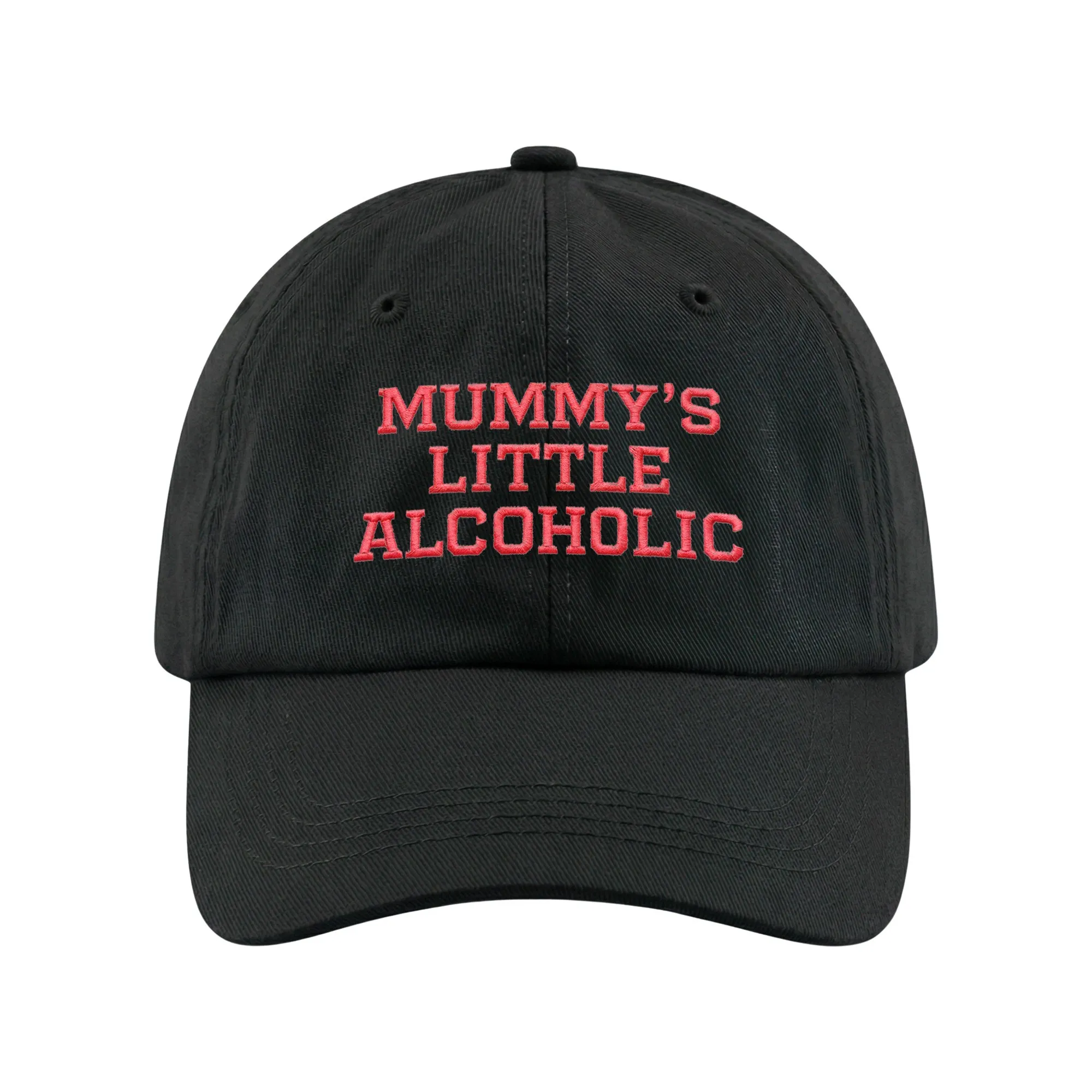 MUMMY'S LITTLE ALCOHOLIC BLACK DAD HAT MUMMY'S LITTLE ALCOHOLIC BLACK DAD HAT