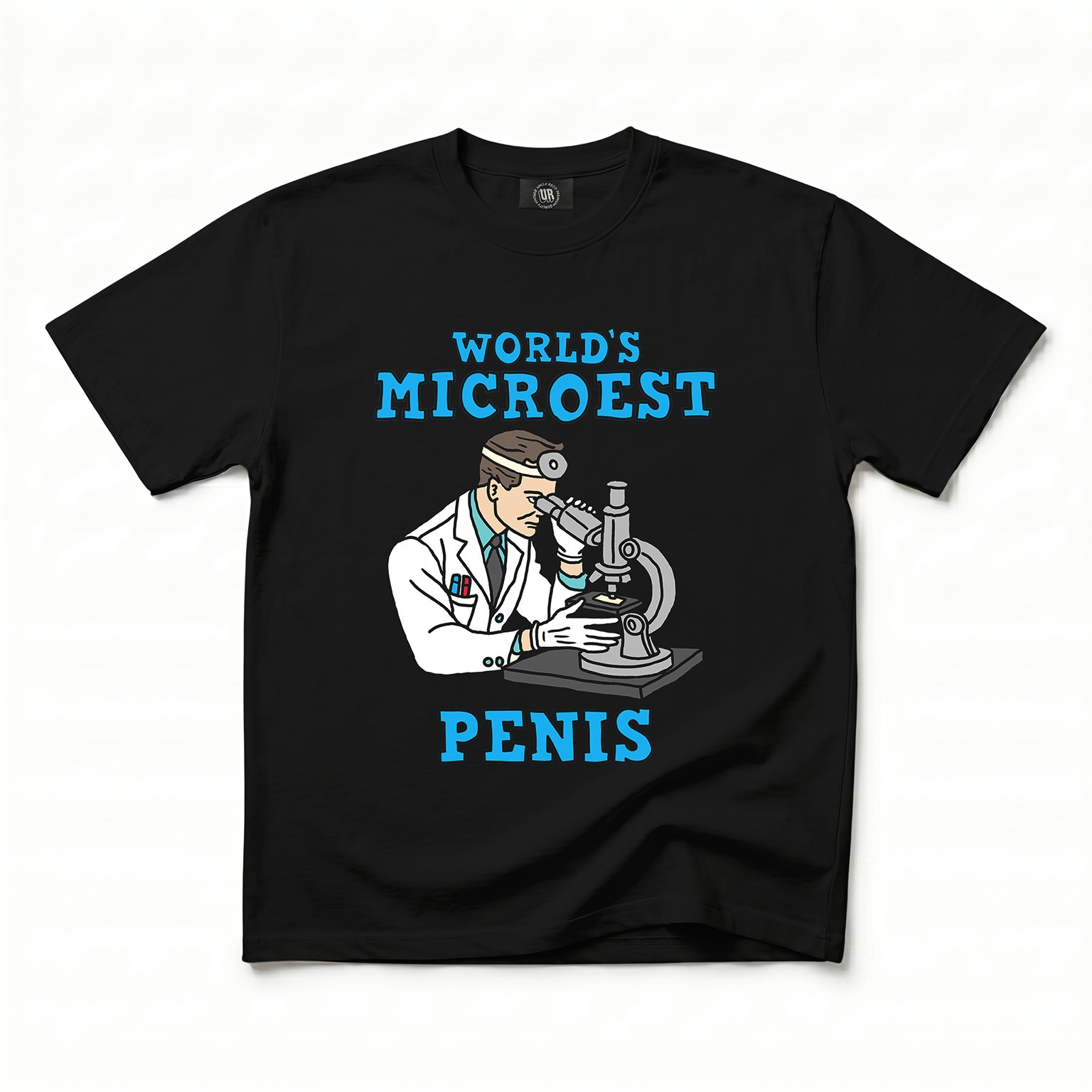 WORLDS MICROEST BLACK TEE WORLDS MICROEST BLACK TEE
