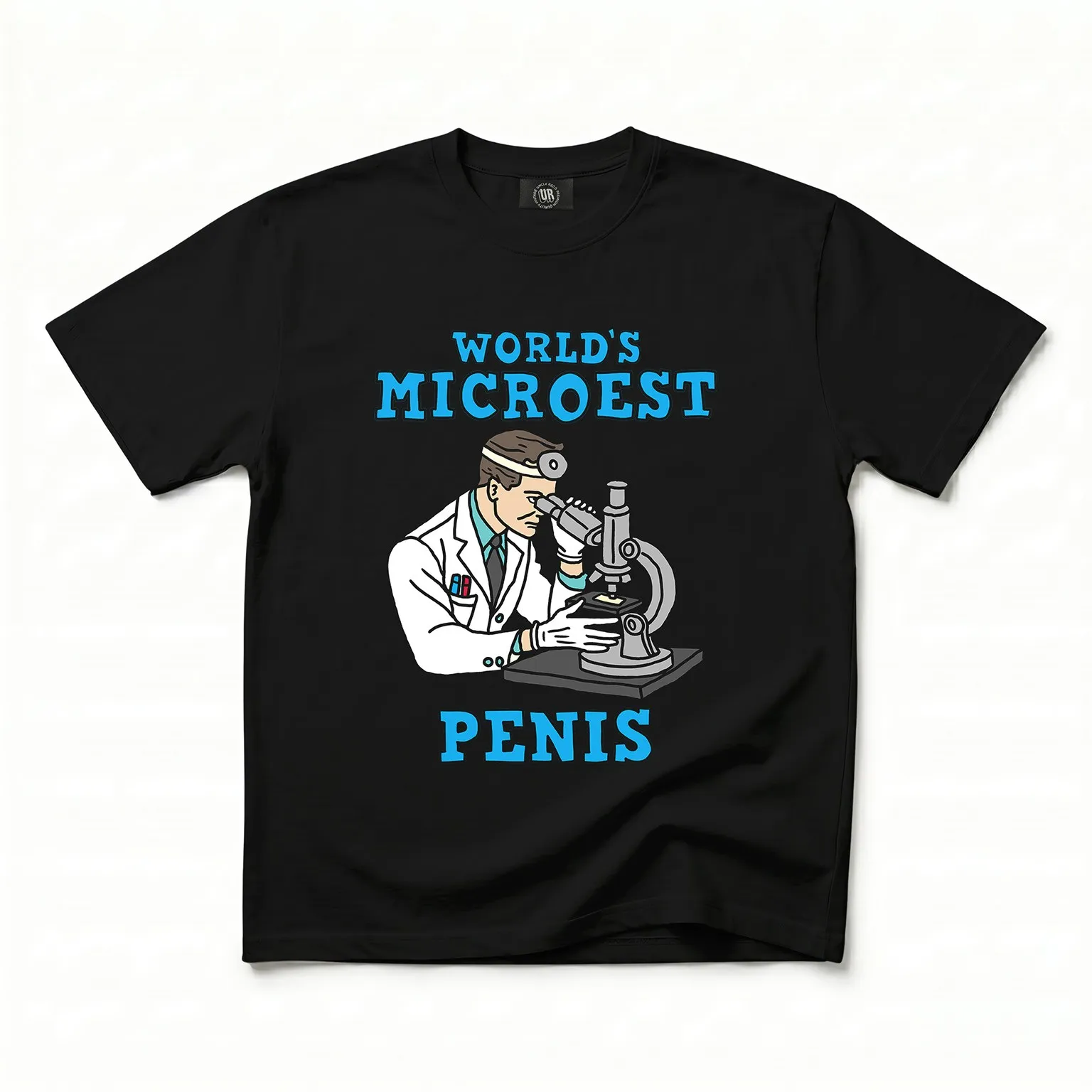WORLDS MICROEST BLACK TEE WORLDS MICROEST BLACK TEE