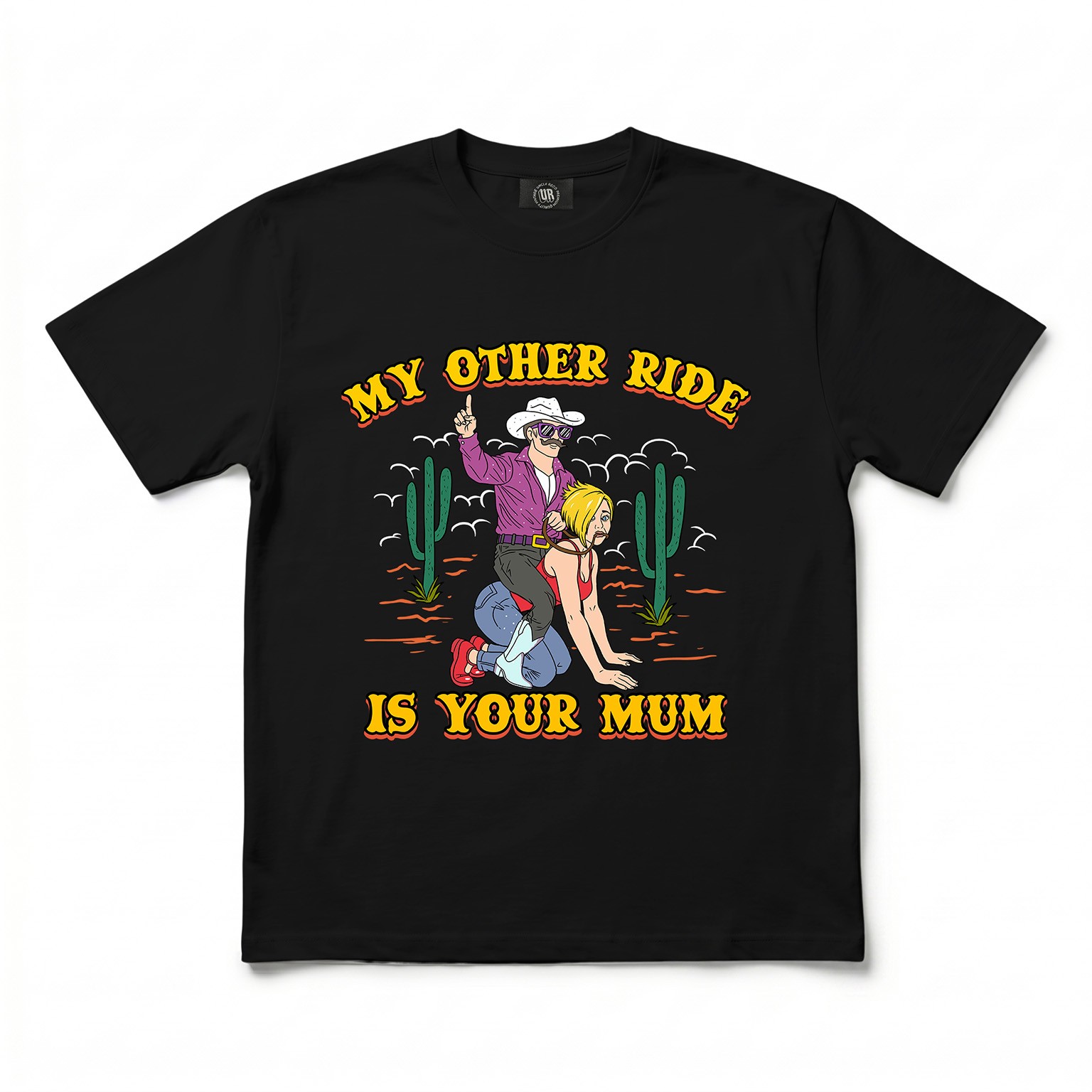 YOUR MUM BLACK TEE YOUR MUM BLACK TEE