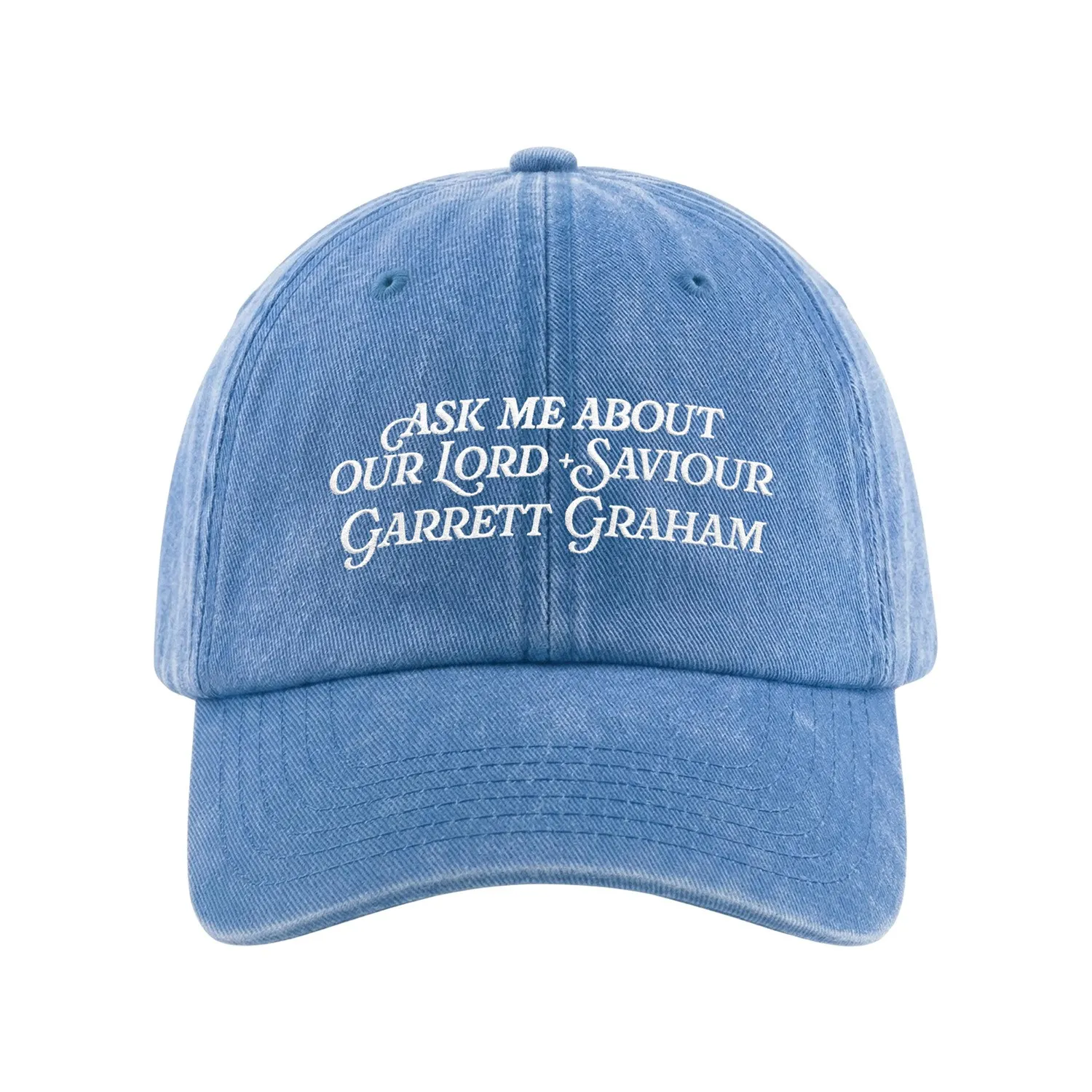 GARRETT GRAHAM WASHED BLUE DAD HAT