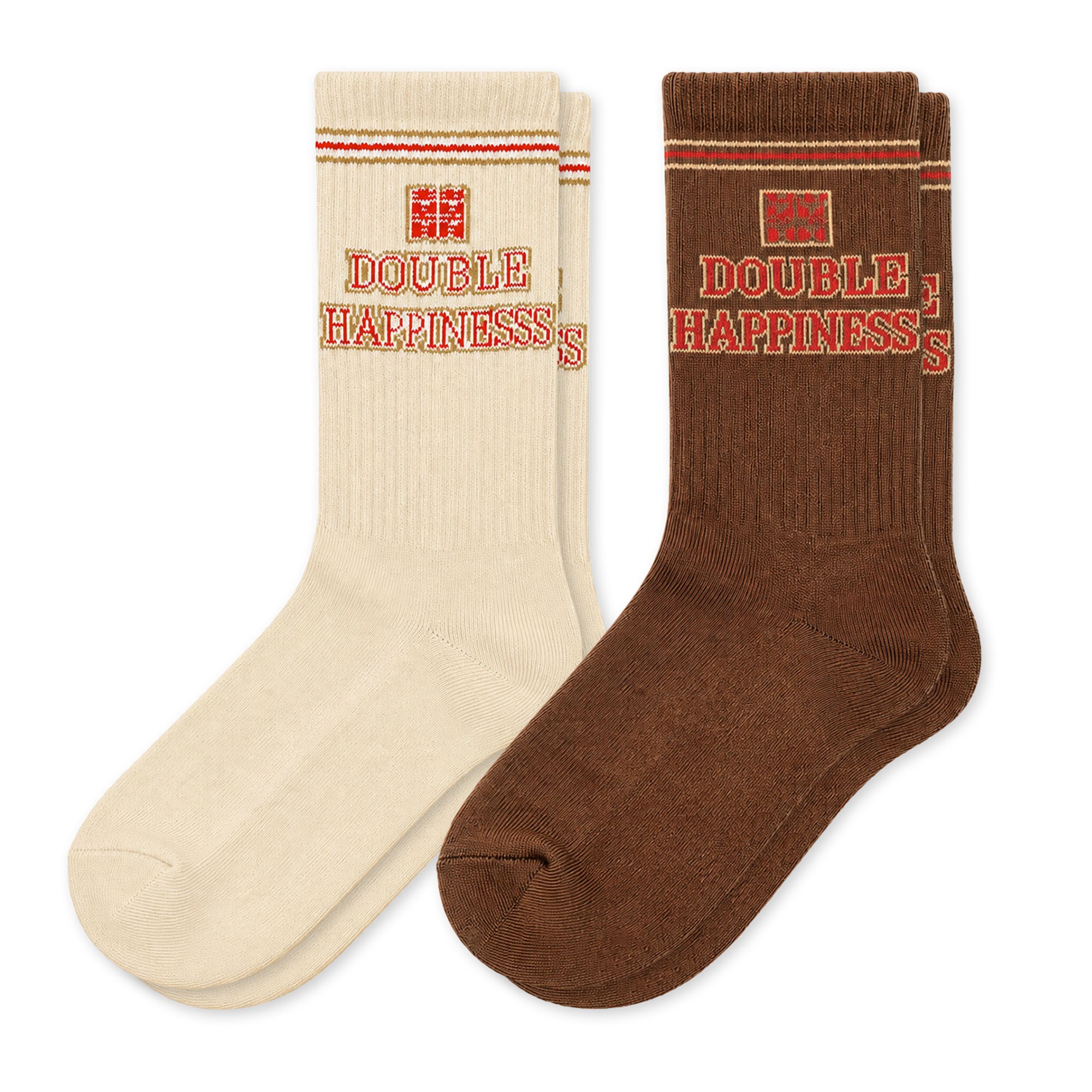 2 PACK DOUBLE HAPPINESS SOCKS 2 PACK DOUBLE HAPPINESS SOCKS