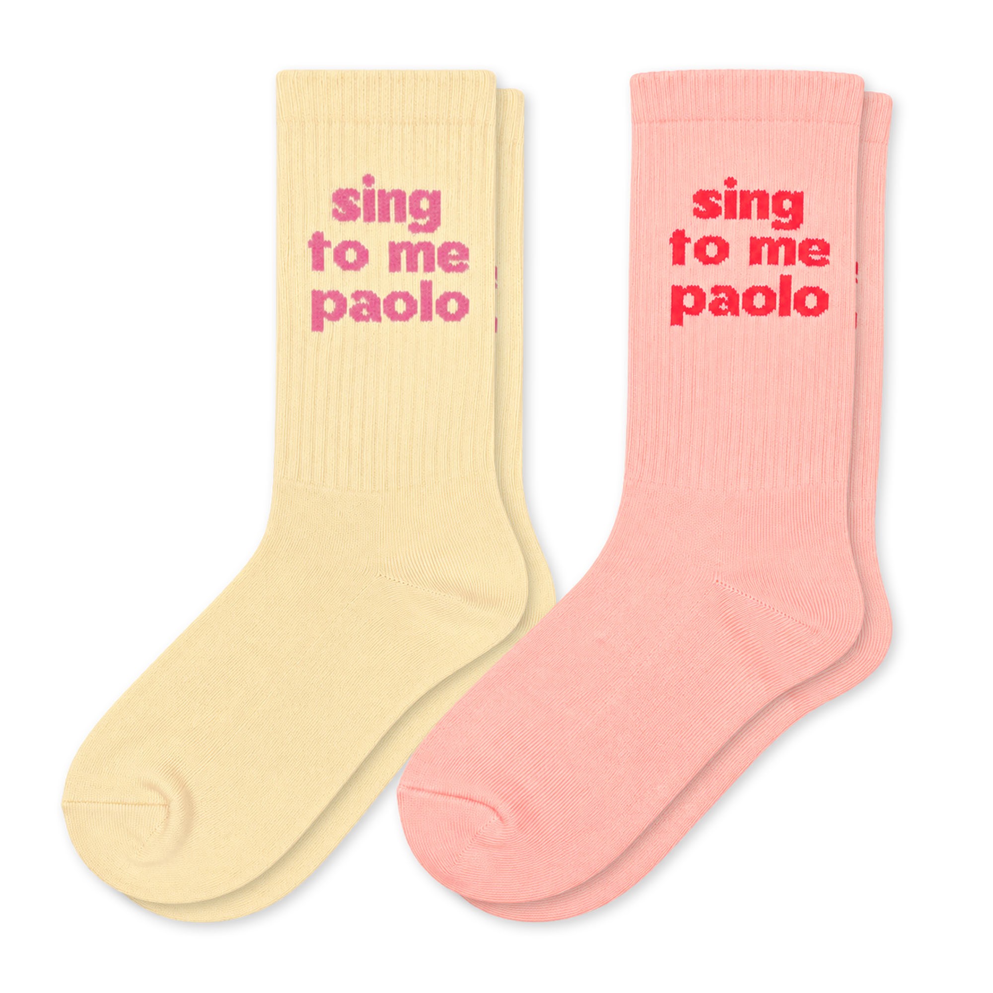 2 PACK SING TO ME PAOLO SOCKS
