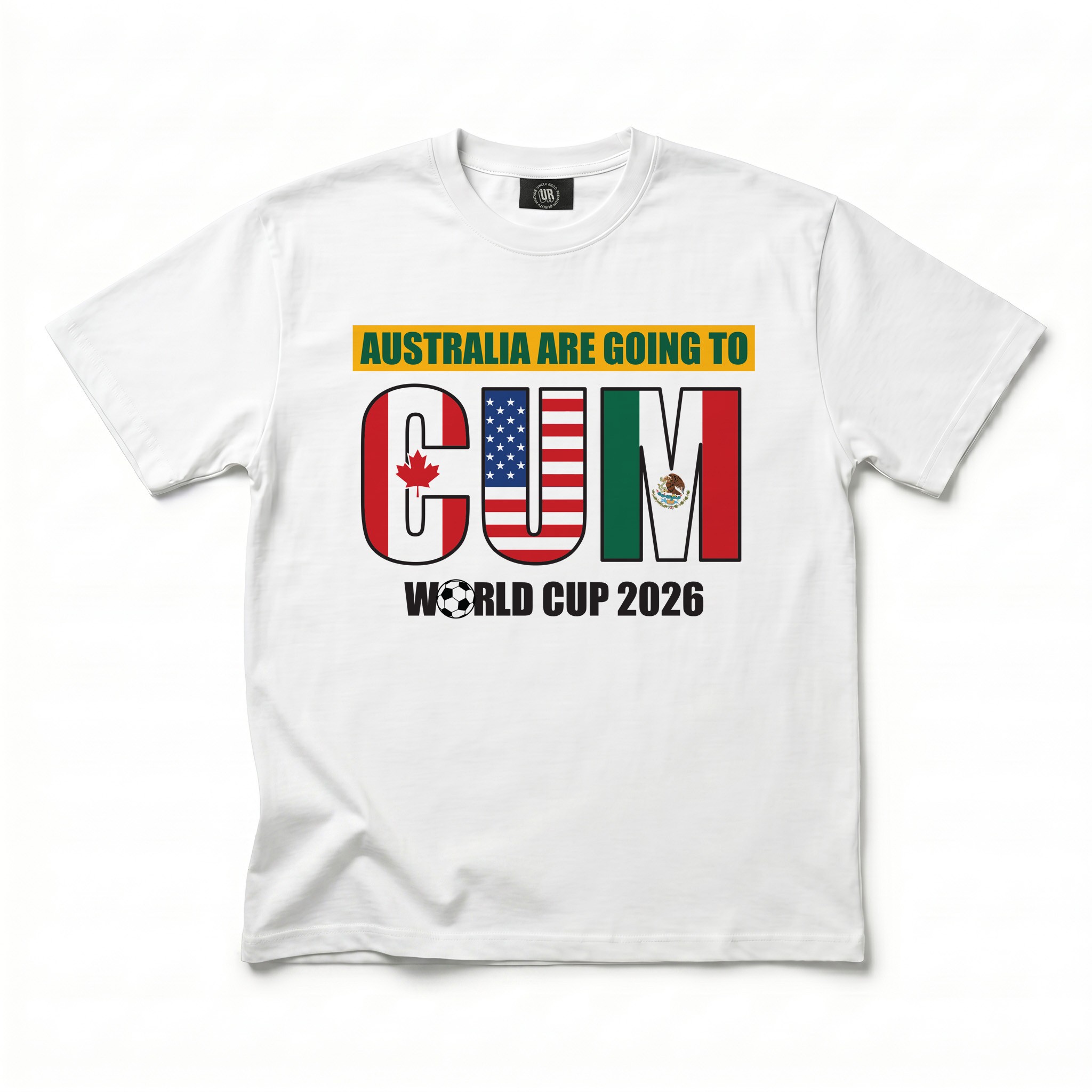 AUSTRALIA ARE GOING TO CUM WHITE TEE AUSTRALIA ARE GOING TO CUM WHITE TEE