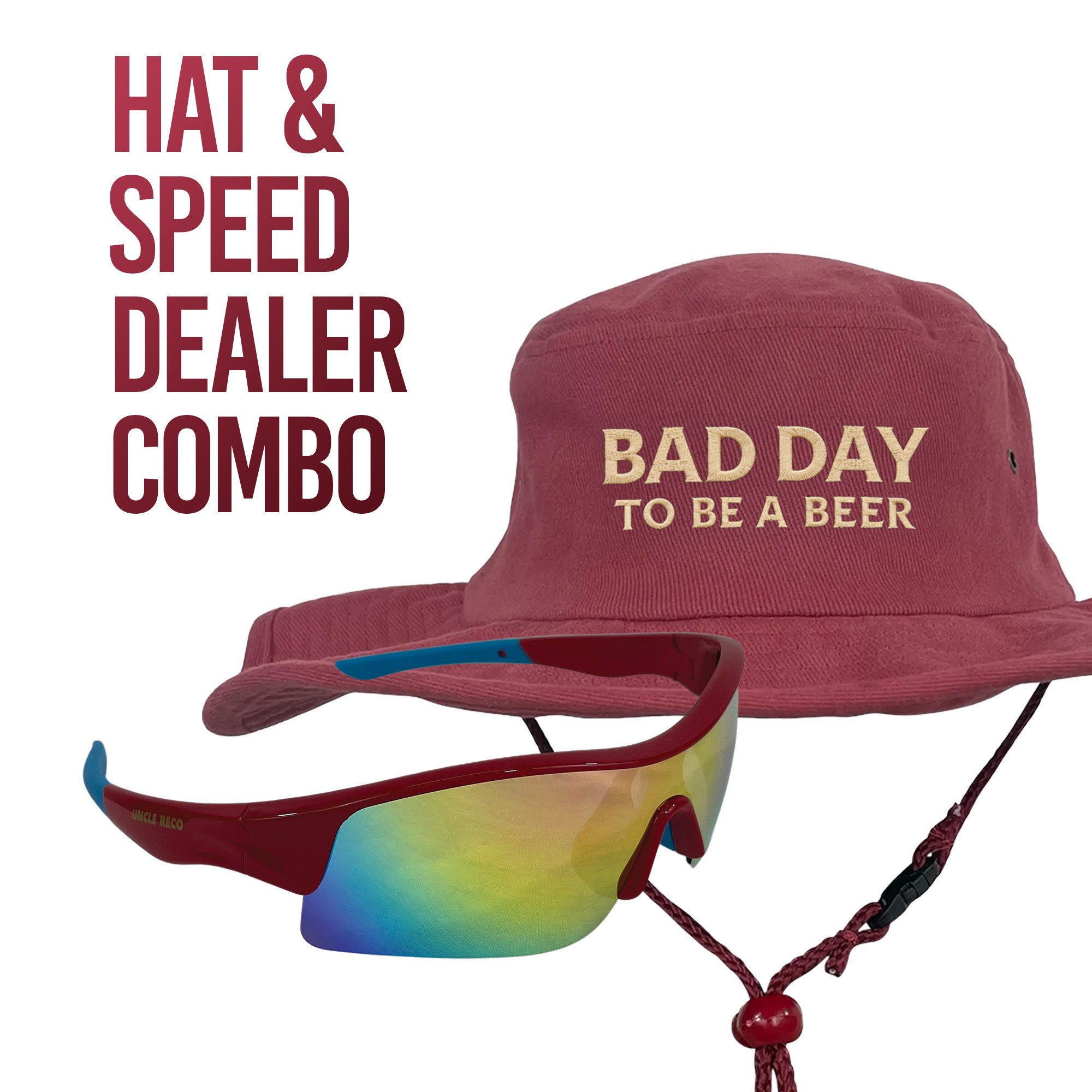 BAD DAY TO BE A BEER WIDE BRIM HAT COMBO BAD DAY TO BE A BEER WIDE BRIM HAT COMBO