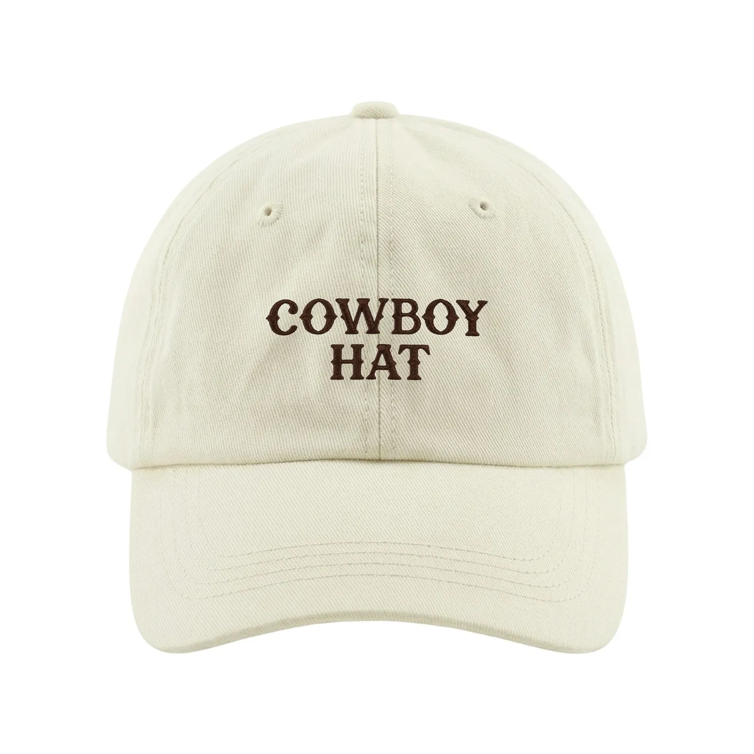 COWBOY HAT BEIGE DAD HAT COWBOY HAT BEIGE DAD HAT